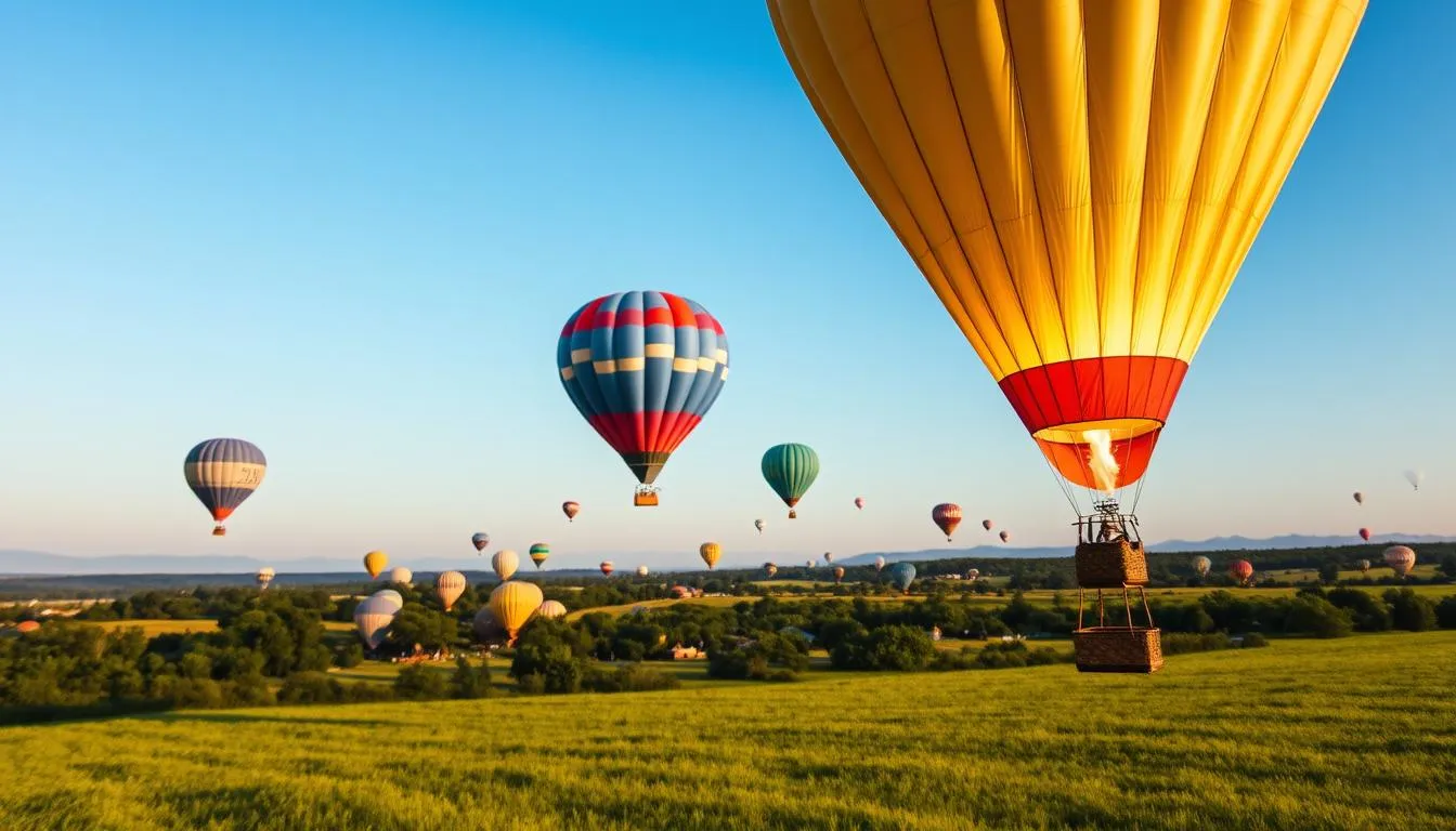 Take to the Skies with Hot Air Balloon Rides